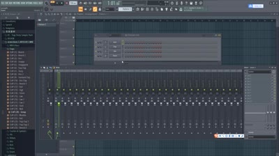 舞曲制作操作教程-FL Studio 20 - 6 - 调音台界面